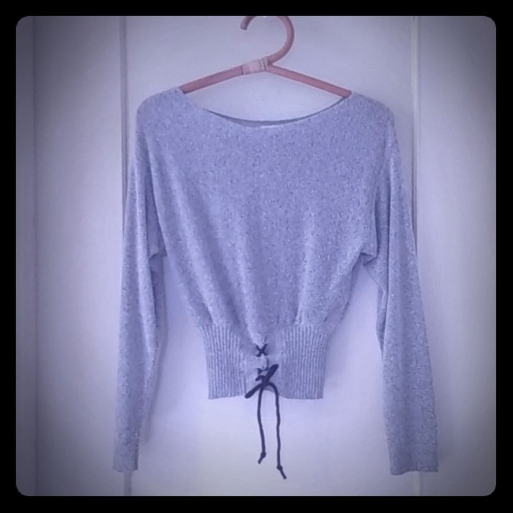 2/$12 UO Boatneck Corset Waist Sweater